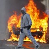 Image of riots in London