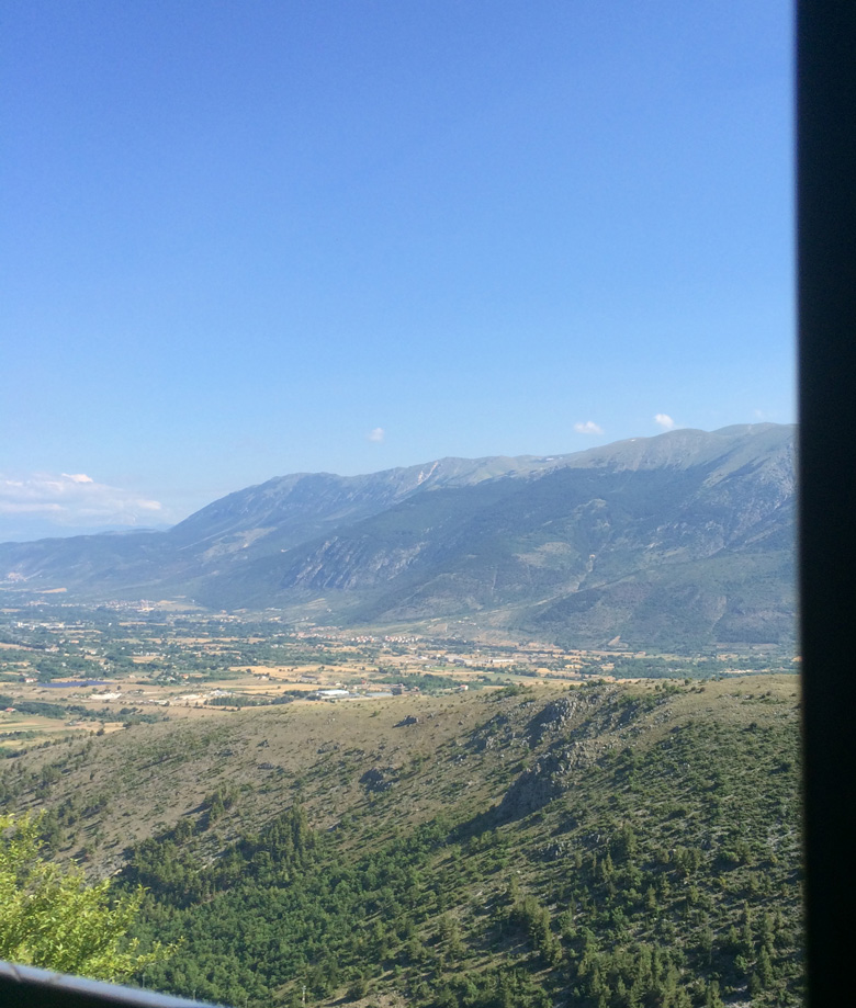 View from Transiberiana d'Italia train