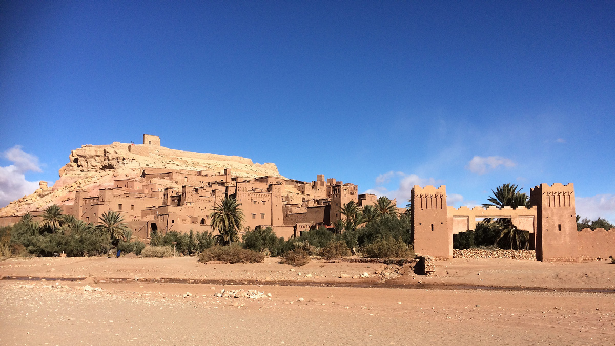 The fortified village of Ait Benhaddou