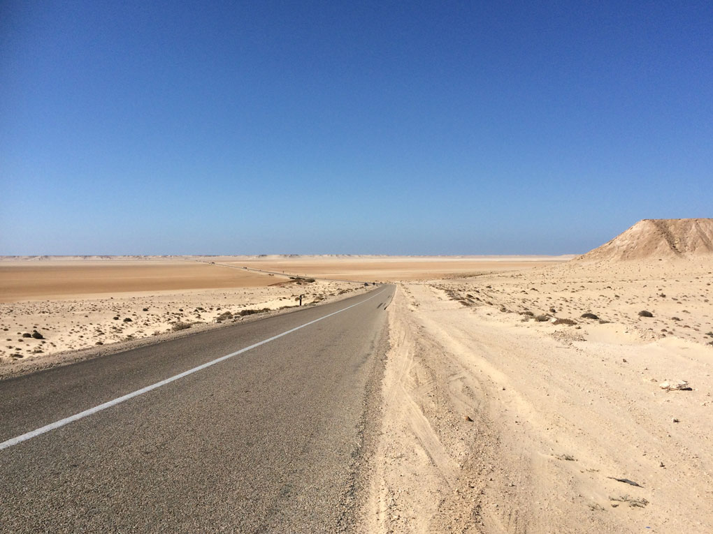 More desert near Dakhla