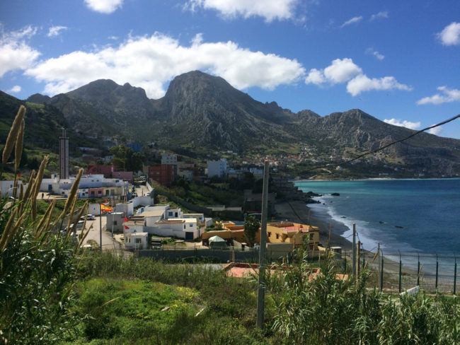 Morocco seen from Ceuta