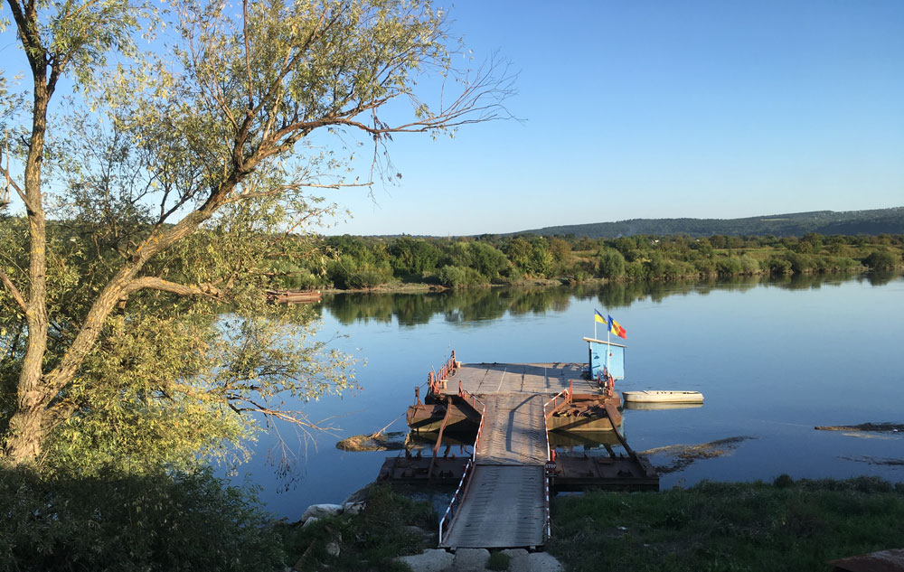 Moldova's border crossing with Ukraine