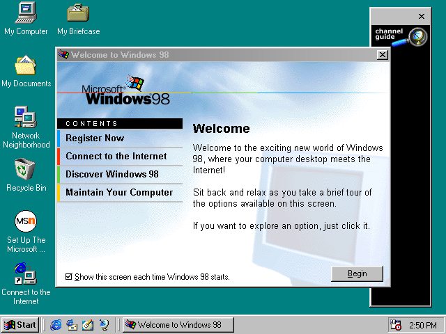 Windows 98 screenshot