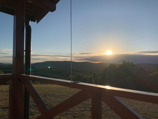 View from Villa Promaja in Serbia