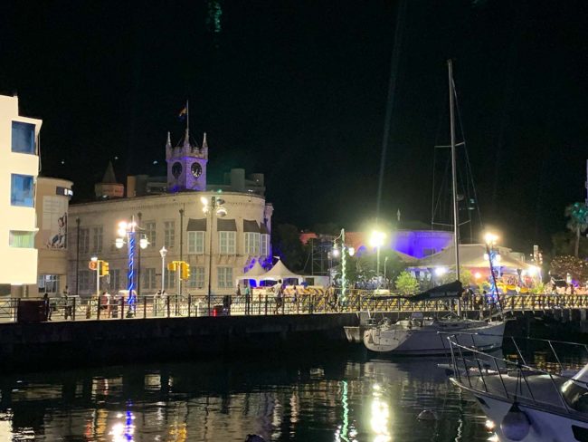 Bridgetown on the eve of Barbados becoming a republic