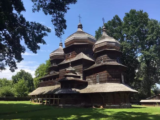 St George's wooden church in Drohobych, Ukraine