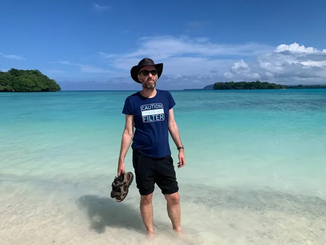 blue ocean in vanuatu